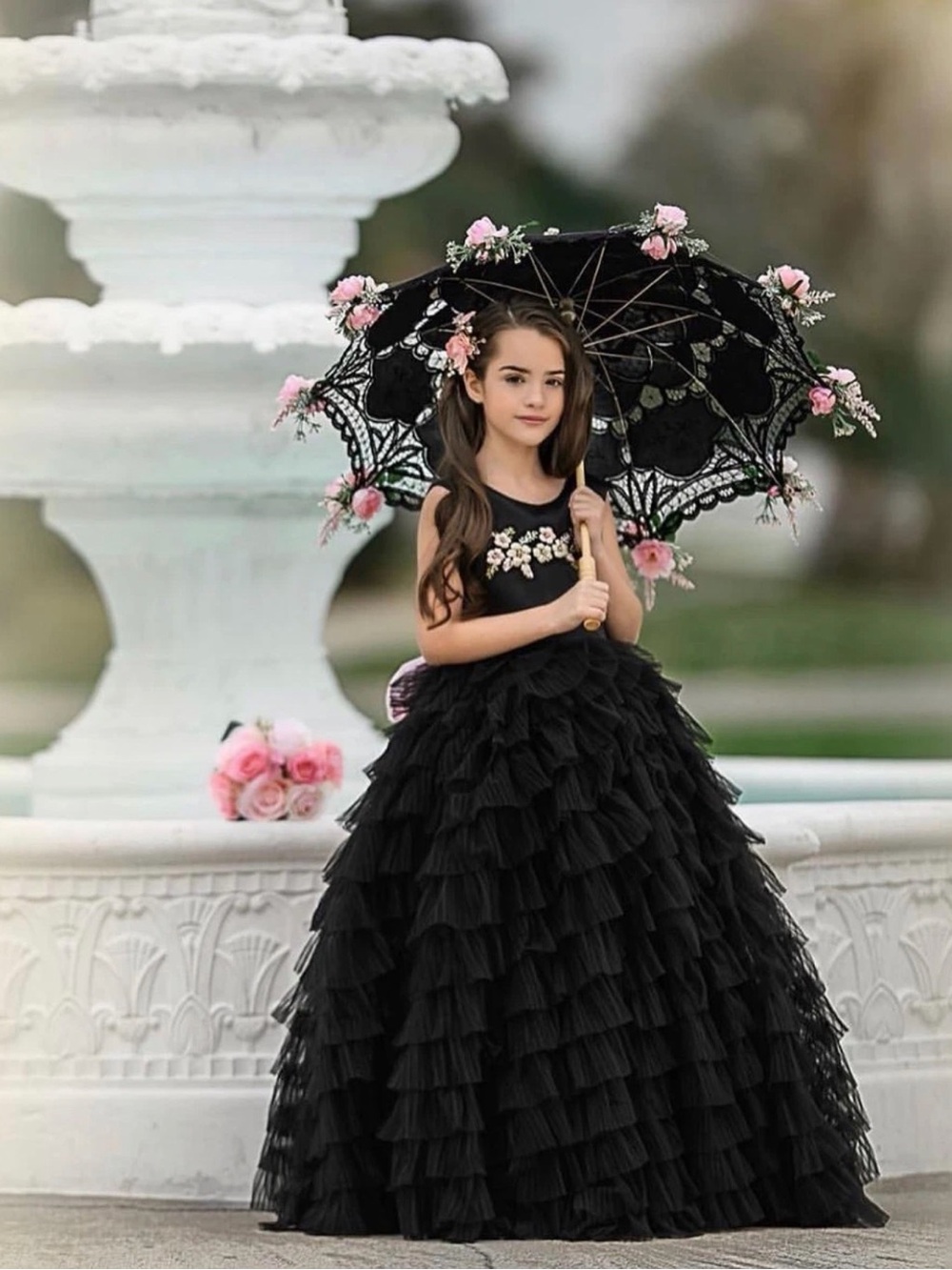 NWT Dollcake Couture Black Thorn Gown Dress  Size 10